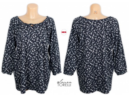 |O| LAURA TORELLI pamučna bluza tunika (XL)